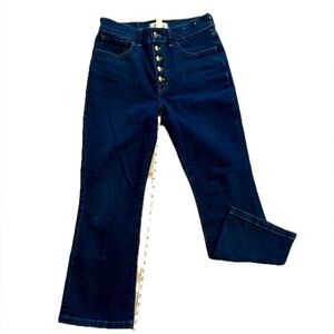 Madewell Blue Flare Wide Leg Jeans